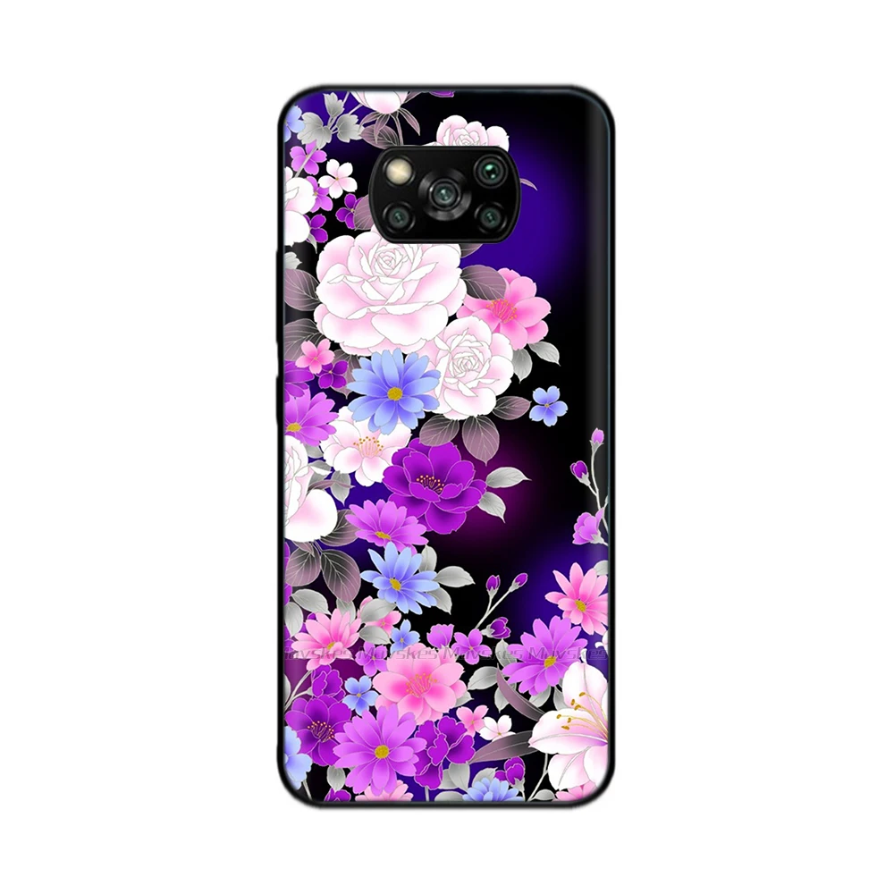 for xiaomi poco x3 nfc case printed cartoon silicone back cover soft bumper phone case for poco x3 pro x 3 tpu case funda 6 67 free global shipping