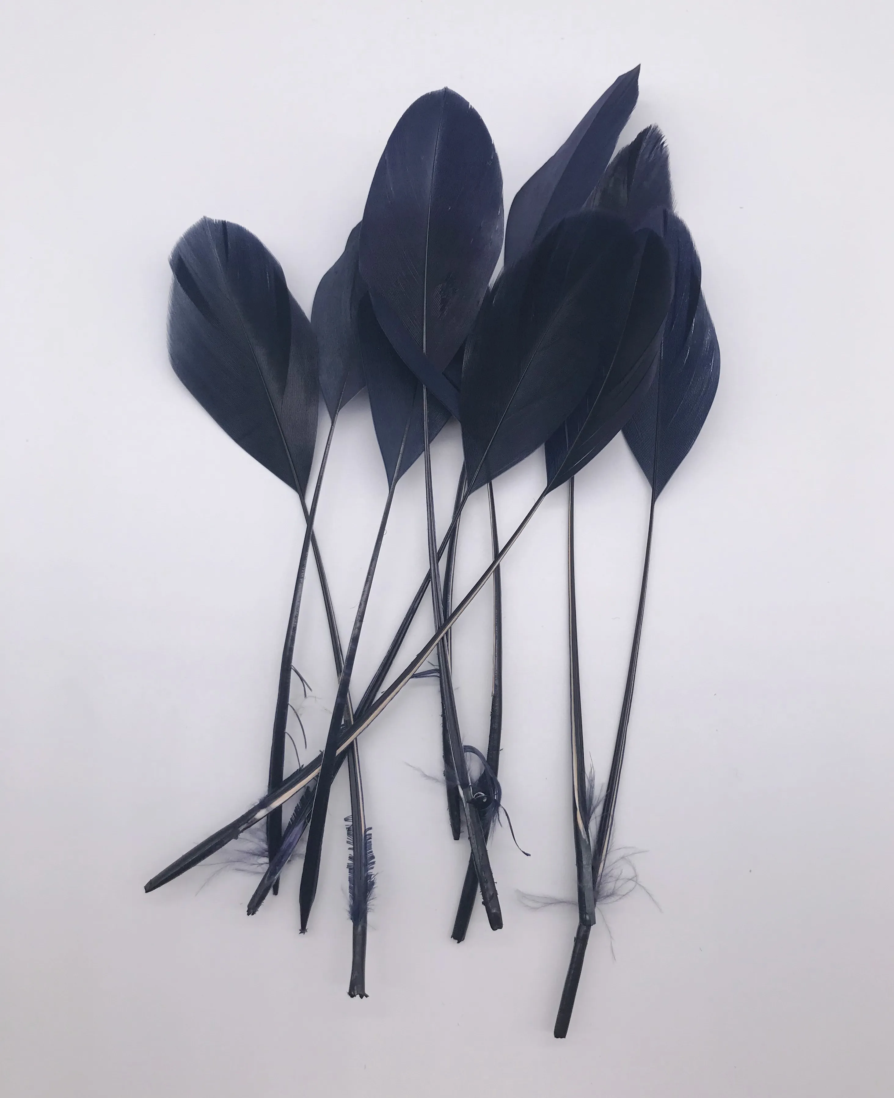 

Free shipping 100pcs/color 15-20cm natural goose feather/feather stripped 15 colors available accessories wedding decoration