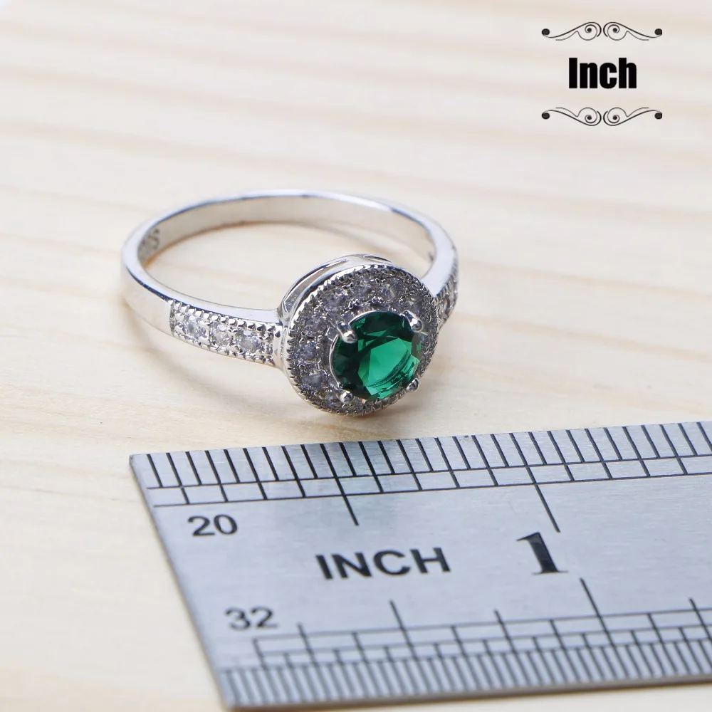 Комплект из колье серёг и кольца серебра 925 пробы | Украшения аксессуары