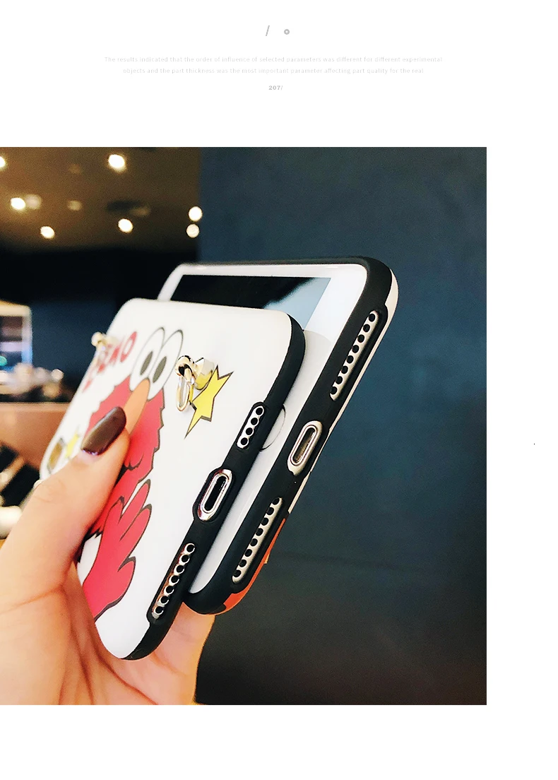 Мультяшный милый кронштейн чехол для телефона для iphone 11 Pro MAX X XR XS Max с ремешком мягкий силиконовый матовый чехол для iphone 7 8 6 s Plus