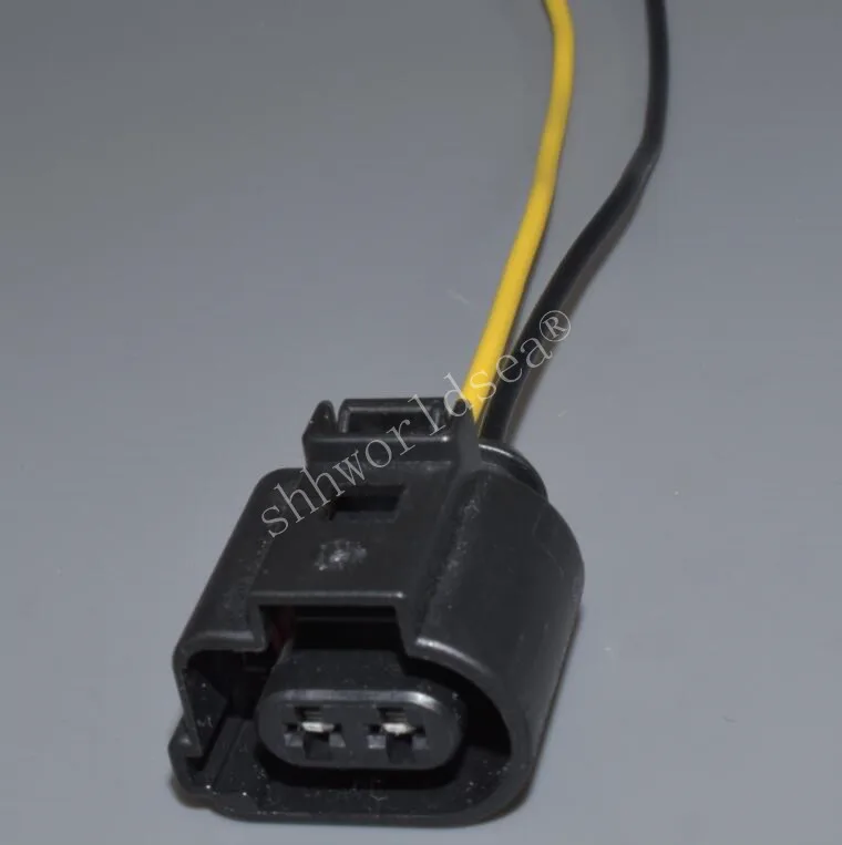Shhworldsea 1Pcs 2 Pin 3.5mm Female Auto Sensor Wiring Harness Plug 1J0973722A CAR Electrical Waterproof Horn 1J0 973 722 A - купить по