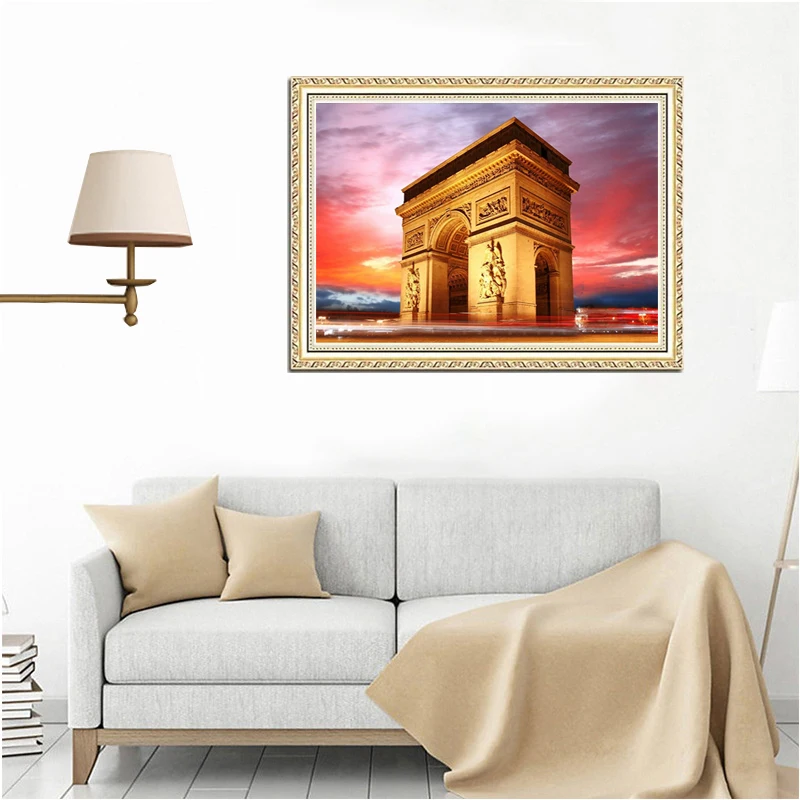 

Увлечения и хобби 5D алмазная живопись «сделай сам» архитектурный пейзаж Алмазная вышивка украшение гостиной столовой