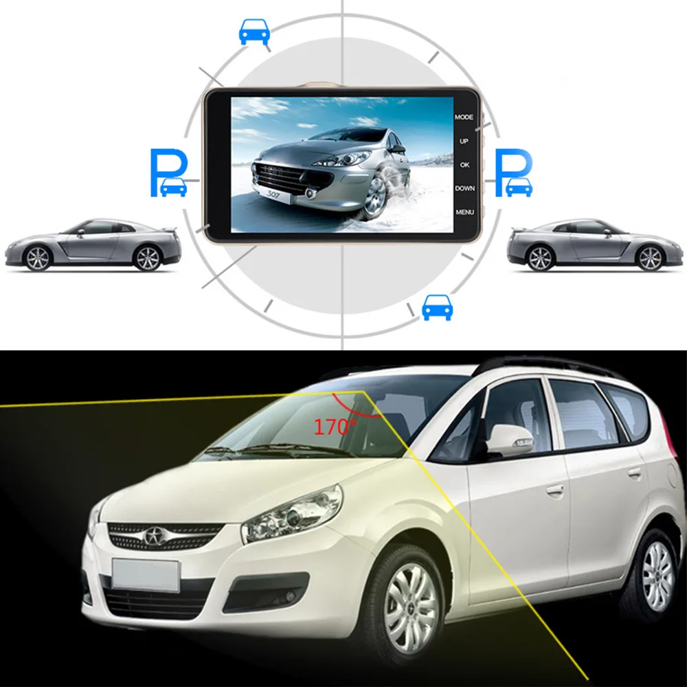 Автомобильная камера заднего вида металлическая 4 дюйма Автомобильный
