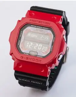 red color GWX-56 GX-56 корпус из нержавеющей стали для замены часов - Цвет: red color