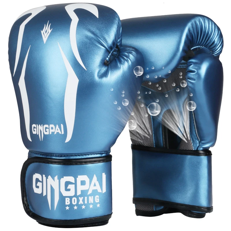 

Wholesale 6 8 10 12OZ Adults Kids child Women/Men Boxing Gloves PU Leather MMA Muay Thai Boxe De Luva Mitts Sanda GYM Equipments