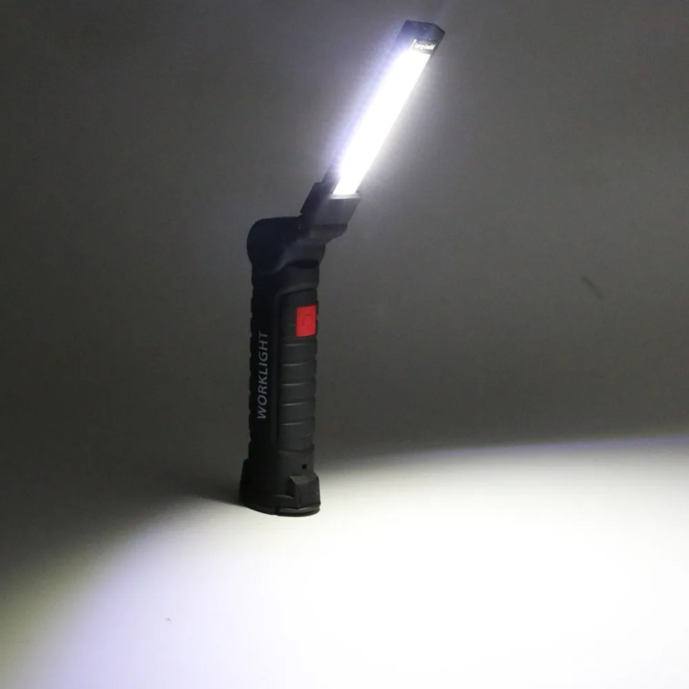 KHLITEC COB ручной Подвижный Рабочий фонарь USB зарядка многофункциональные и складные