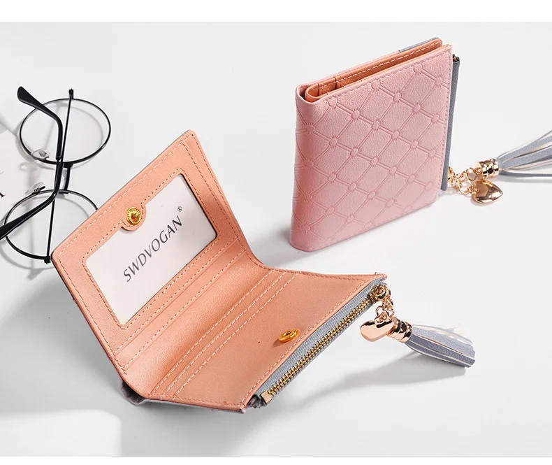 Кожаный маленький кошелек женские роскошные Брендовые мини кошельки женский