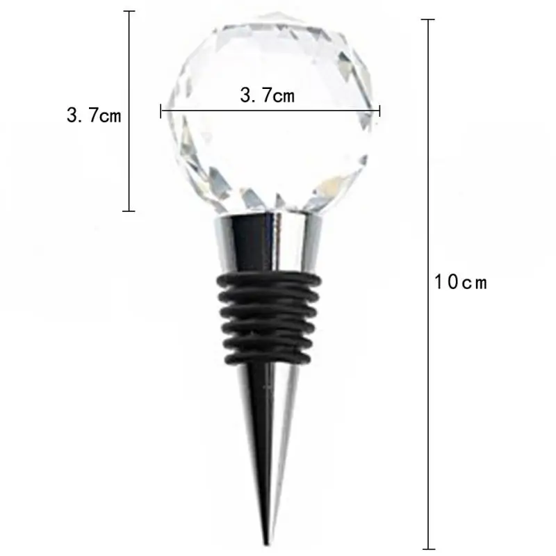 Reusable Crystal Wine Stopper Home Collection Red Bottle Glass Vacuum Seal Barware | Дом и сад