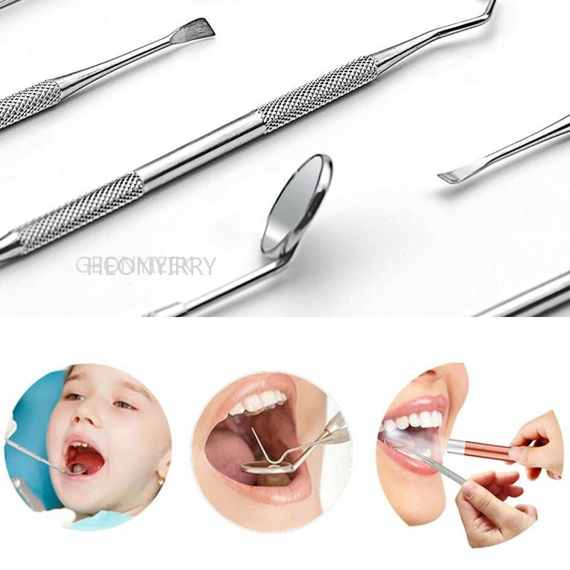 Стоматологическое зеркало скалер для серпа зубного камня шпатель