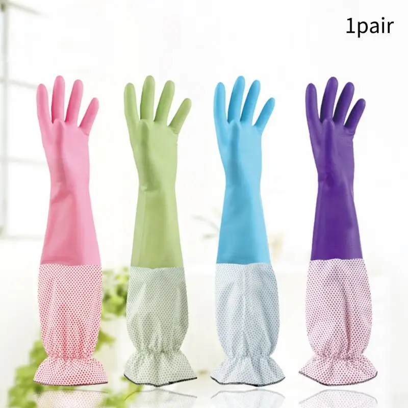 Прочное блюдо моющие перчатки для чистки водостойкие многоцелевые согревающие