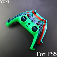 yuxi gamepad cover for ps5 front middle controller replacement decorative shell for ps5 joypad games case accessories
