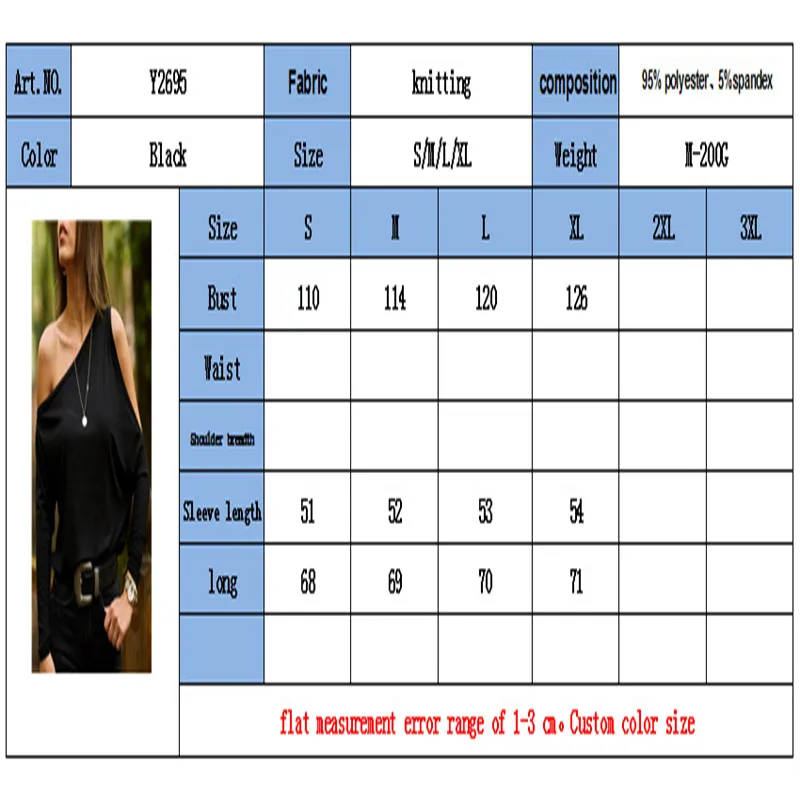 

New Arrival Women T Shirt Sexy Off Shoulder Fashion Women Casual Loose Tops Solid Loose Oblique Collar Long Sleeve T shirt