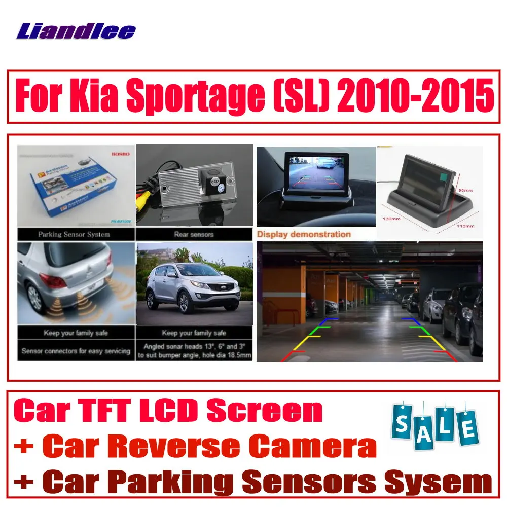 

Автомобильная цифровая система датчиков парковки для Kia Sportage (SL) 2010-2015 монитор дисплей/задний вид автомобиля камера