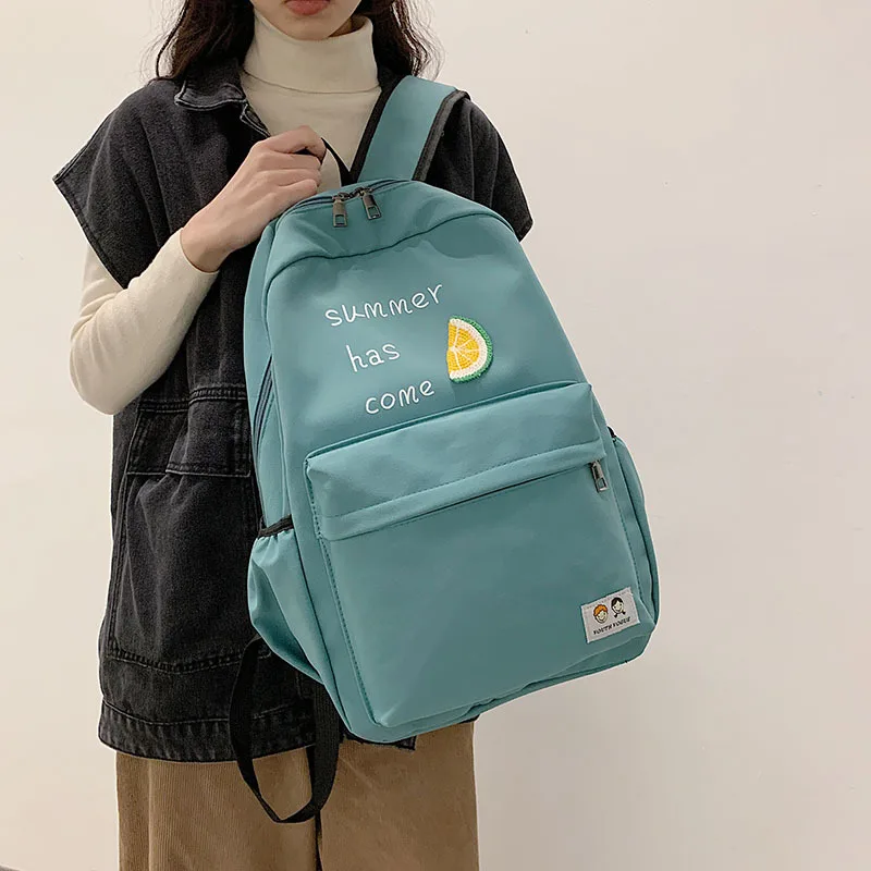 Рюкзак 2020, новый стиль, модная школьная сумка для женщин, корейский стиль, студенческий колледж, простые универсальные хипстерские рюкзаки