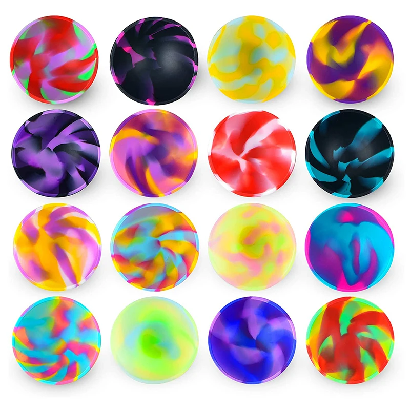 

16pcs Set Silicone Bowls Multicolored Reusable Container Dish Snack Spice Bowl for Sauce Nuts Candy Fruits Appetizer Kitchen