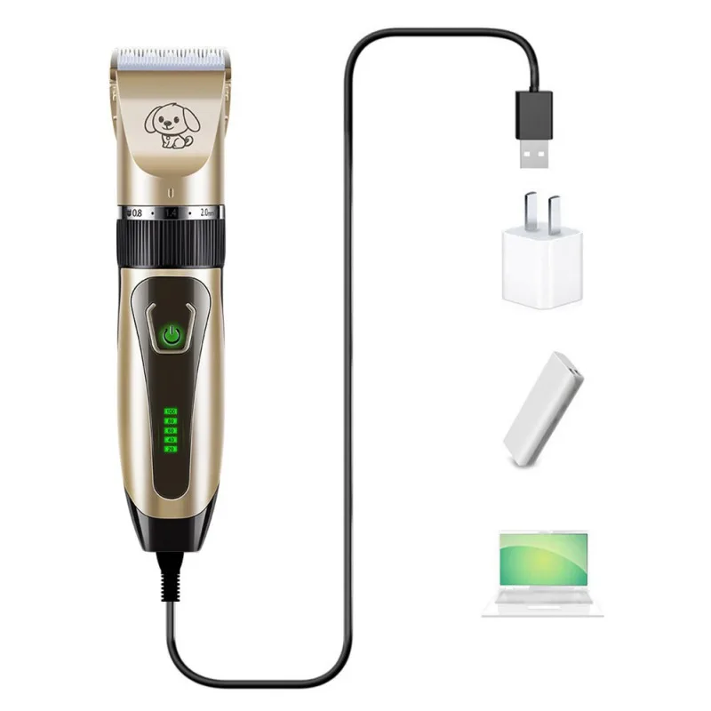 

Professional Dog Clipper Dog Hair Clippers Grooming Pet Haircut Trimmer Shaver Set Pets cordless Rechargeable Pet Tools