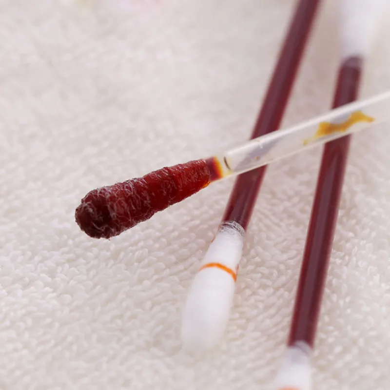 50 шт./лот одноразовые медико йод ватных палочек дезинфицировать ватный тампон