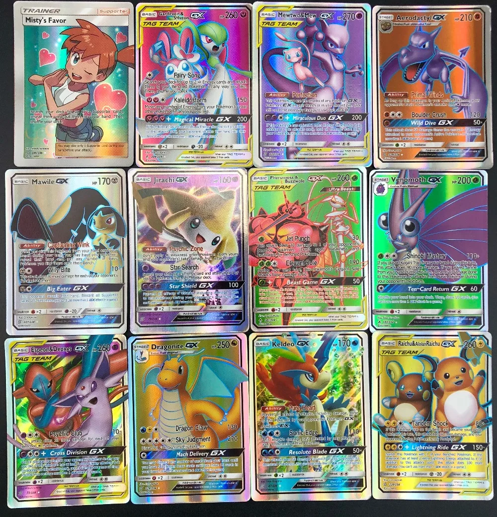 GX EX игра коллекция бумаги торговли Pokemones карты для Funs подарок детям английский язык игрушки