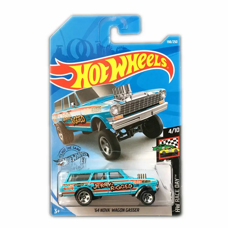 2020-174 горячие колеса автомобиль 1/64 64 CHEVROLET NOVA вагон гассер коллекция