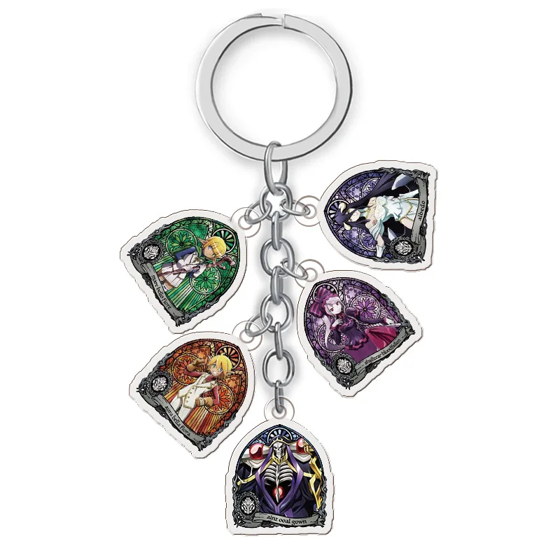 

Anime Cartoon Different World Keychain Transparent Acrylic Comic Surrounding Figure Key Ring Cosplay Gift Collect Jewelry Charm
