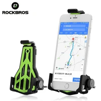 rockbros bike bicycle handlebar phone stand 3 5 7 inch adjustable cellphone mtb holder bracket universal cycling accessories