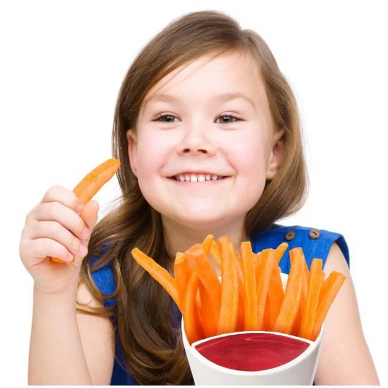 Западный стиль картофель фри чашка для овощного салата креативная наклонная