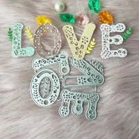 new lace love metal cutting die mould scrapbook decoration embossed photo album decoration card making diy handicrafts