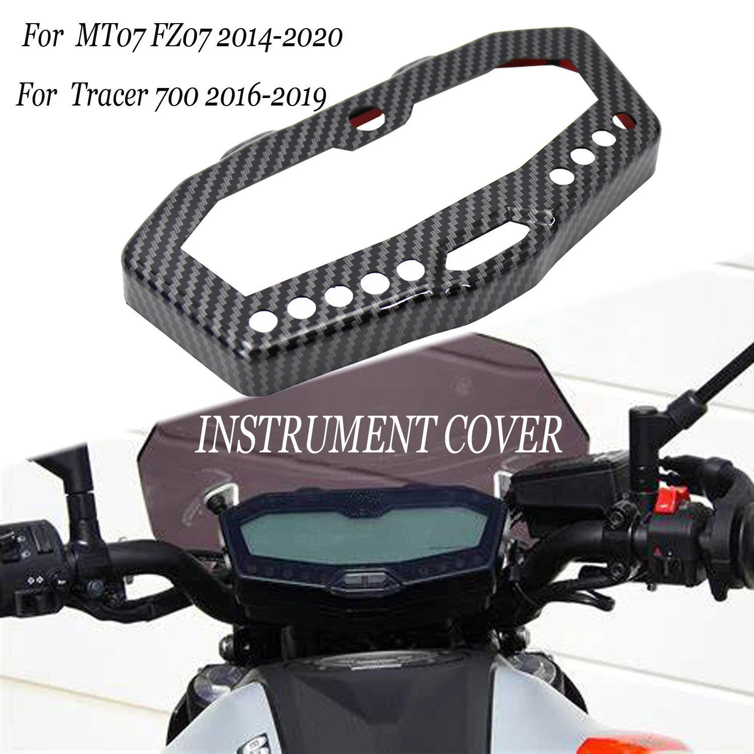 

Instrument shell Meter Case Gauge Cover Speedometer shell NEW Motorcycle For Yamaha MT07 FZ07 2014-2020 Tracer 700 2016-2019