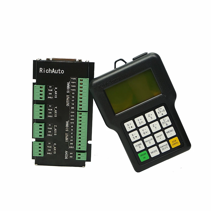 

RichAuto DSP A18 4 axis CNC router engrave machine controller English Version