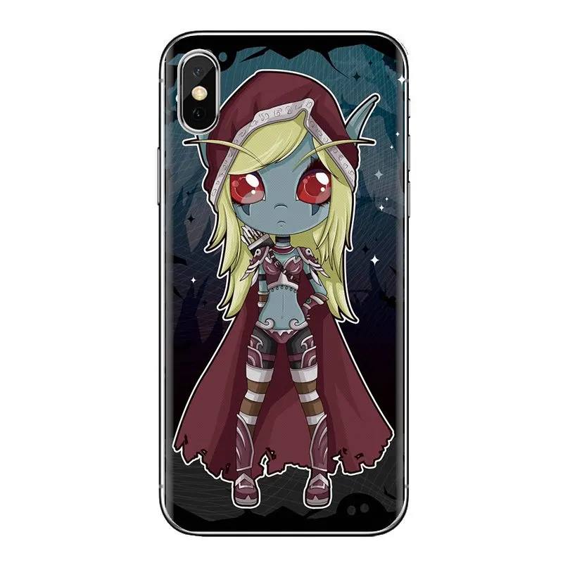 Чехлы для телефонов samsung Galaxy S2 S3 S4 S5 MINI S6 S7 edge S8 S9 Plus Note 2 3 4 5 8 Coque Fundas WOW World of Warcraft Sylvanas