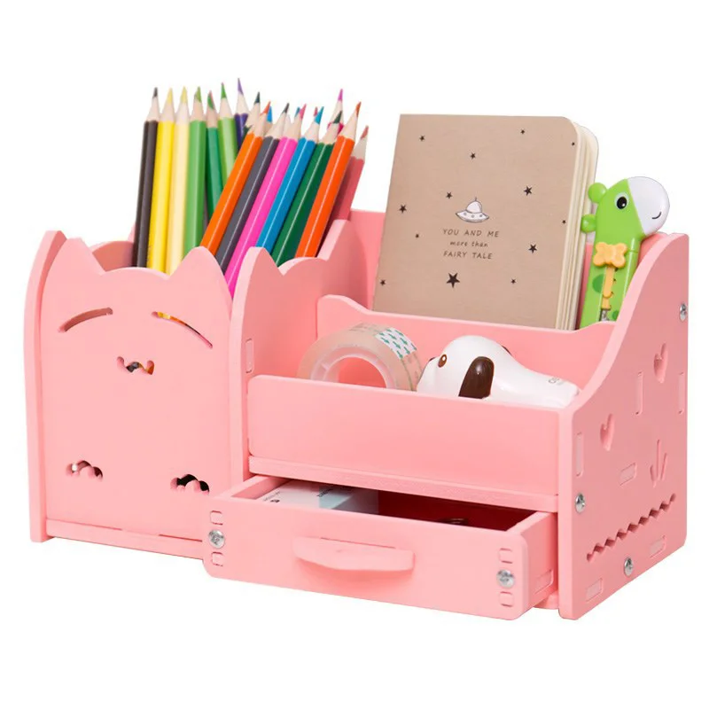 1 шт. Многофункциональный школьный стол ручка карандаши Ящик Контейнер Коробка