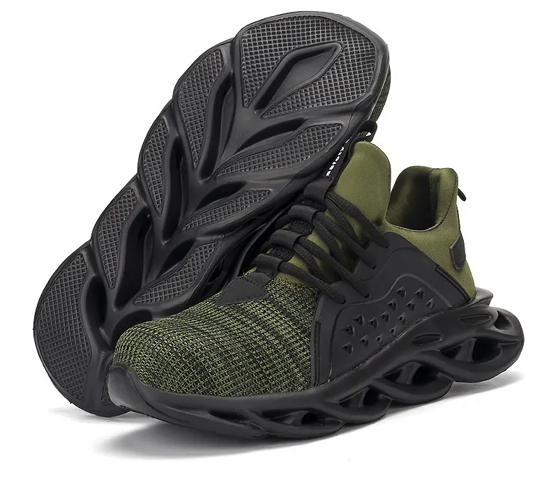 Кроссовки мужские/женские со стальным носком безопасная обувь для работы легкие