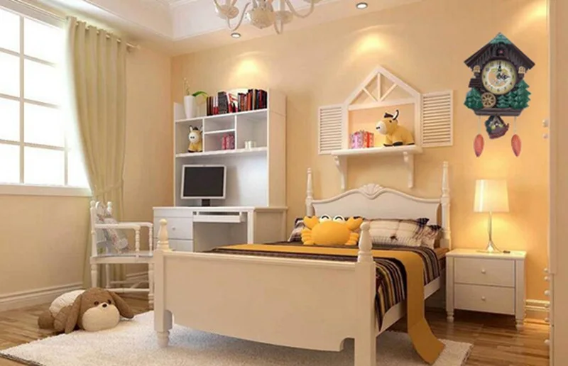 Cuckoo креативные настенные часы мультяшное украшение для детской комнаты