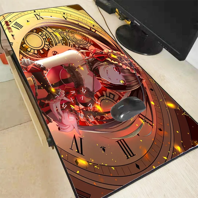 Mairuige Date A Live Kurumi аниме мультфильм большой коврик для мыши большой игровой коврик для мыши отправить другу 40x90 см
