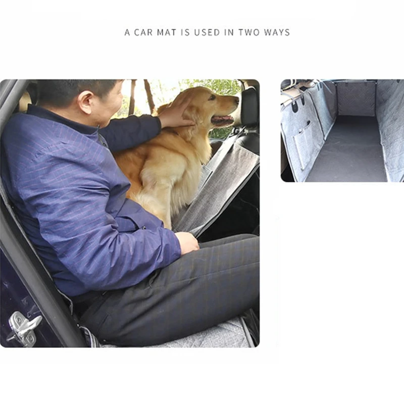 Автомобильный коврик для питомцев анти-грязный Универсальный Ткань Оксфорд со