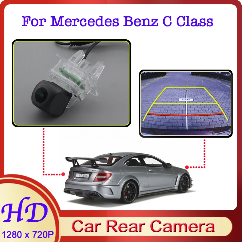

Камера заднего вида «рыбий глаз» для Mercedes Benz C W204 C250 C300 C350 C63 AMG 2012 ~ 2014