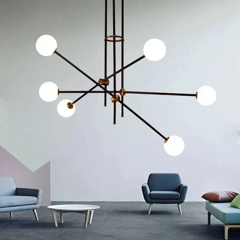 

modern europe led iron led stone e27 pendant light kitchen dining bar chandelier ring lamp living room lights livingroom
