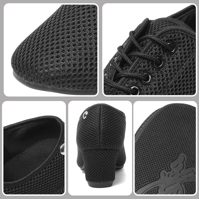 SWDZM Men Standard Dance Shoes Ballroom Shoe Breathable mesh low-heel Practice Competition Women Modern Dancing Shoe Dance sport