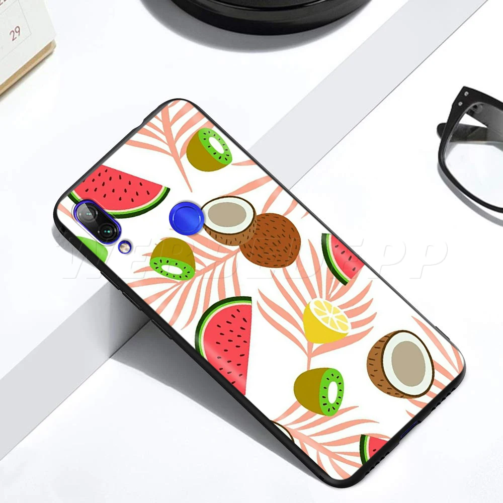 Webbedepp Летний чехол с ананасом арбузом бананом для Xiaomi MI 3 6 8 9 A1 A2 A3 8A 6X 9T CC9 CC9E Lite SE Pro