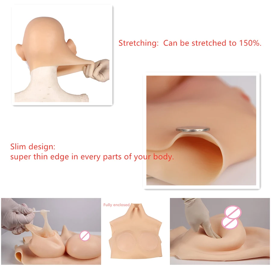 Eyung силиконовые груди сиськи чашка C жидкий Кристина силиконовая маска Капитан