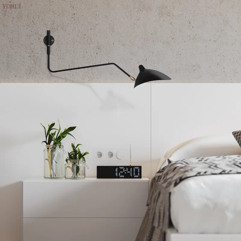 Северный рассвет паук Серж муиль настенный светильник s поворотный длинный полюс