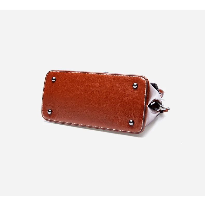 Женская сумка из натуральной кожи на одно плечо, сумка-портфель, Джокер, текстура, воск, масло, Воловья кожа, сумки через плечо для женщин, сумка-тоут, Bolsa Feminina