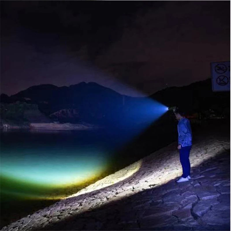 

Most Brightest XHP 70 IPX8 Torch Led Flashlight USB Rechargeable Waterproof Portable 26650/18650 Battery Fishing Camping