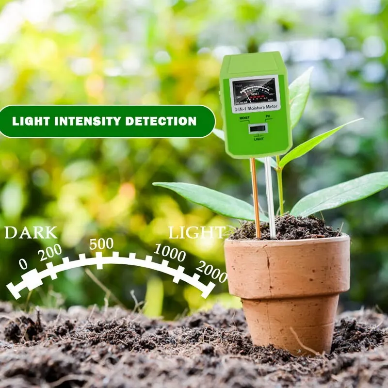 Многофункциональный тестер 3 1 датчик влажности измеритель PH воды отлично