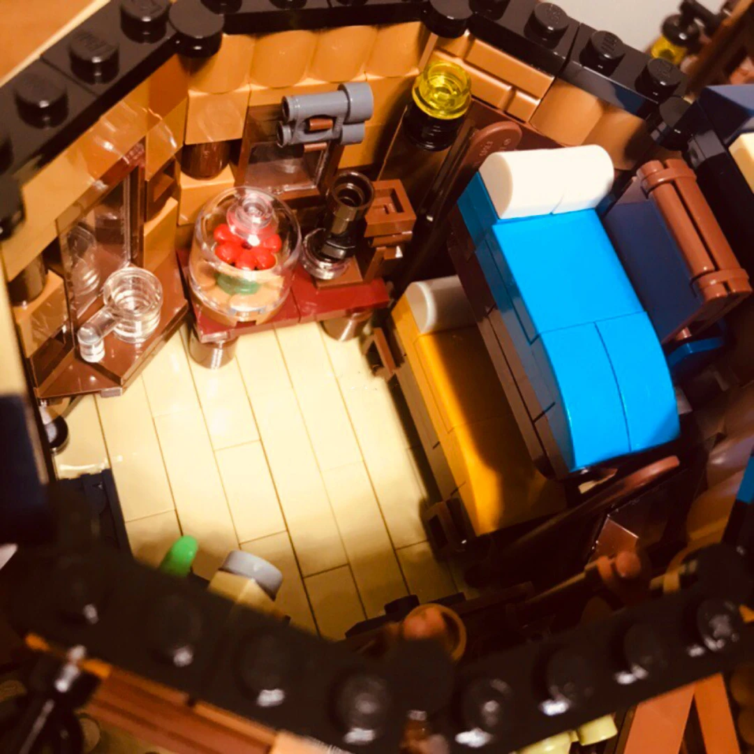 Дом на дереве сакуры идея серии MOC совместим с Iego 21318 строительные блоки кирпичи развивающие игрушки рождественские подарки