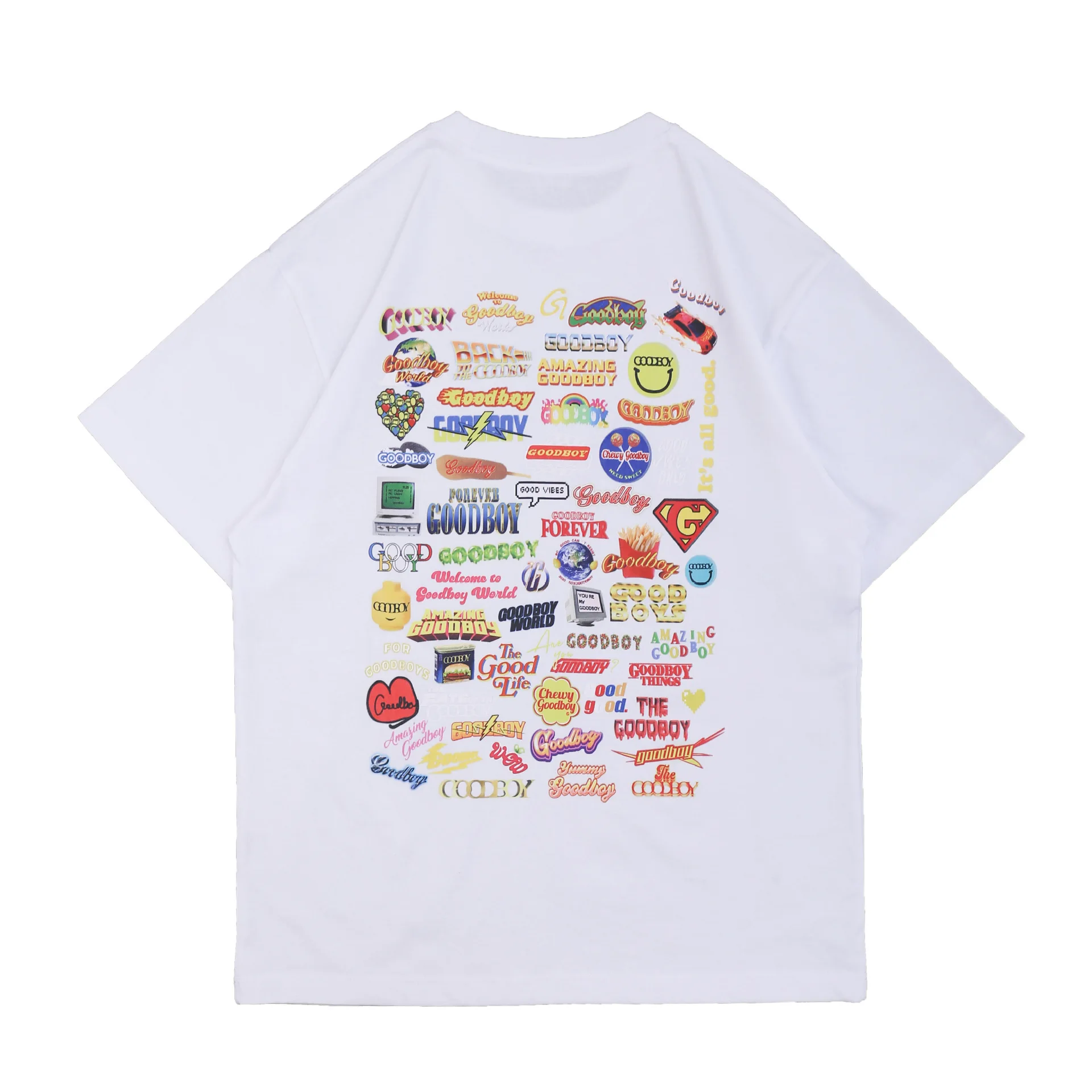 

2021 Spring and Summer New Graffiti Pattern Casual Loose Short-sleeved T-shirt for Men and Women Casual T Shirt Kanye West