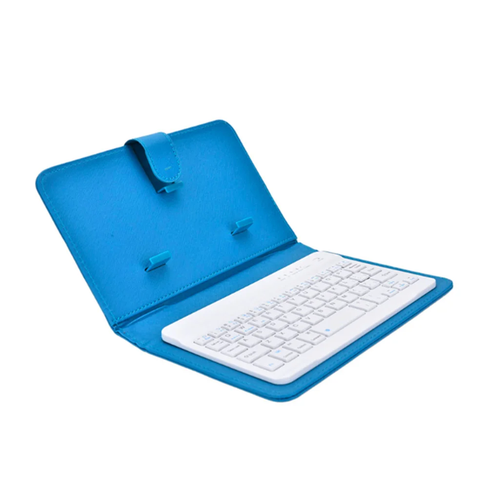 

Universal Wireless Keyboard Case Mobile Phone Supplies Portable Typing PU Leather Cover With Bluetooth Keyboard 2.4GHz Portable