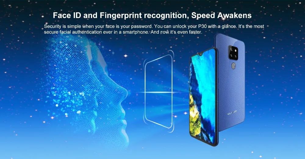 Cubot P30 Android 9,0 4 Гб 64 Гб Смартфон 6,3 ''FHD+ экран капли воды 2340*1080 MT6763 Восьмиядерный 4000 мАч Face ID 4G мобильный телефон