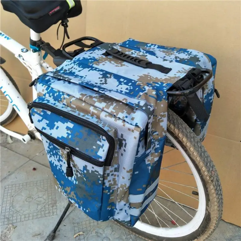 

Сумка для горного велосипеда, велосипедная камуфляжная двойная задняя стойка, Женская Стойка, водонепроницаемые сумки, сумка, держатель ра...