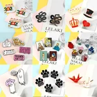 Креативные Броши с изображением персонажей мультфильмов, 2  7 шт.компл., с изображением живописи, собачьей лапы, призрака, эмалированный значок на булавке, для рубашек, сумок, на лацкан, ювелирное изделие, в подарок